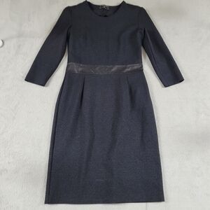 Niche Appearl Black With Midi Dress